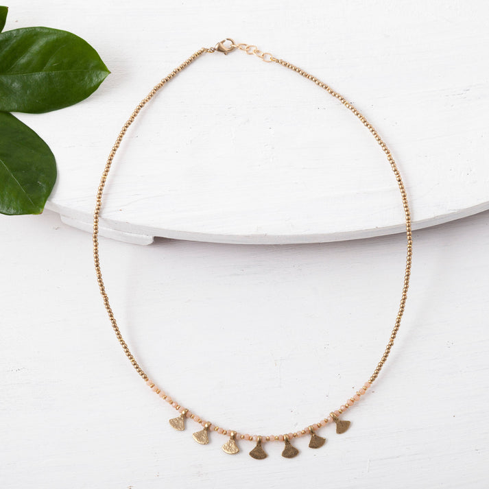 Baizaar | Triangle Drop Color Necklace