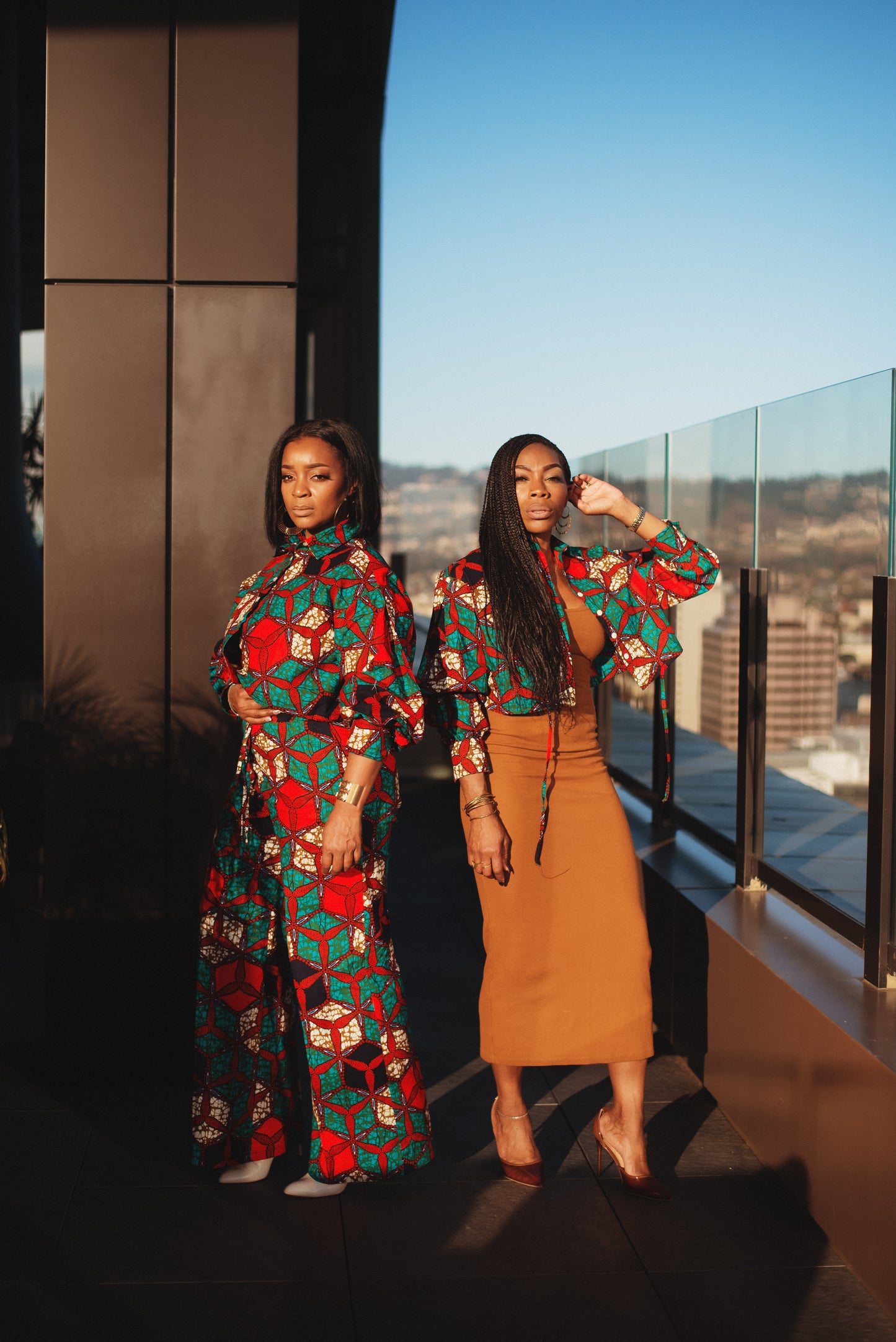 Love Iguehi | Ciera Bell Button Down Crop Top