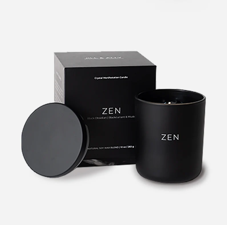 Jill & Ally | "Zen" Crystal Manifestation Candle