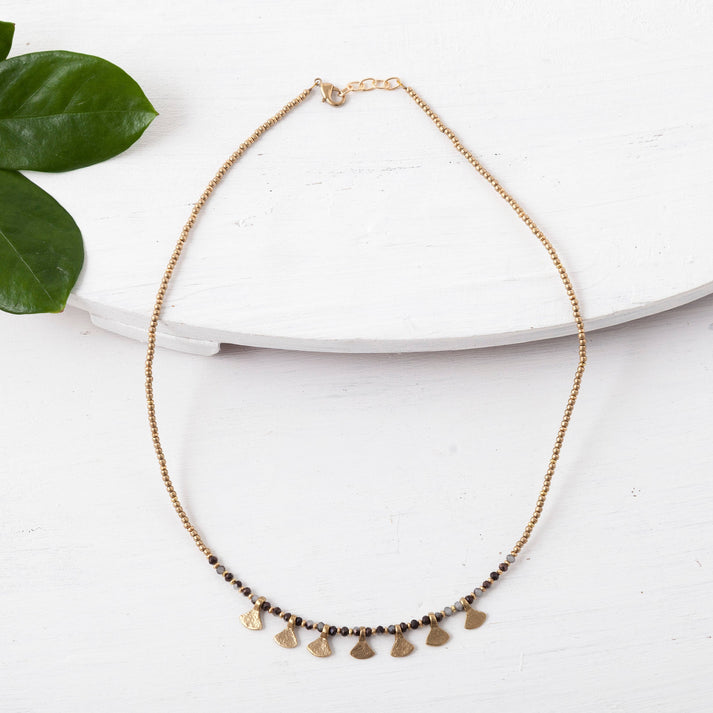Baizaar | Triangle Drop Color Necklace