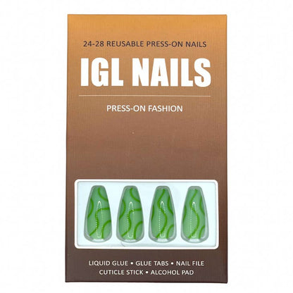 IGL NAILS | Coffin Press On Nails