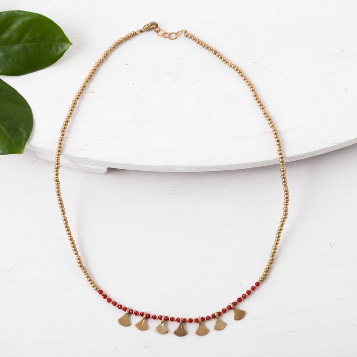 Baizaar | Triangle Drop Color Necklace