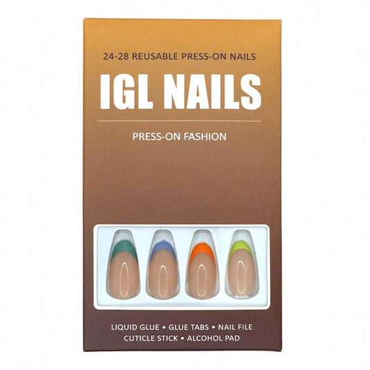 IGL NAILS |  Almond Press On Nails