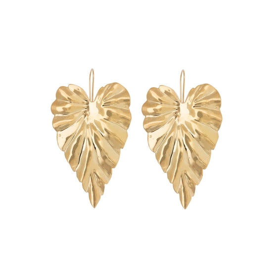 Hola Earrings - 14K Gold Brass