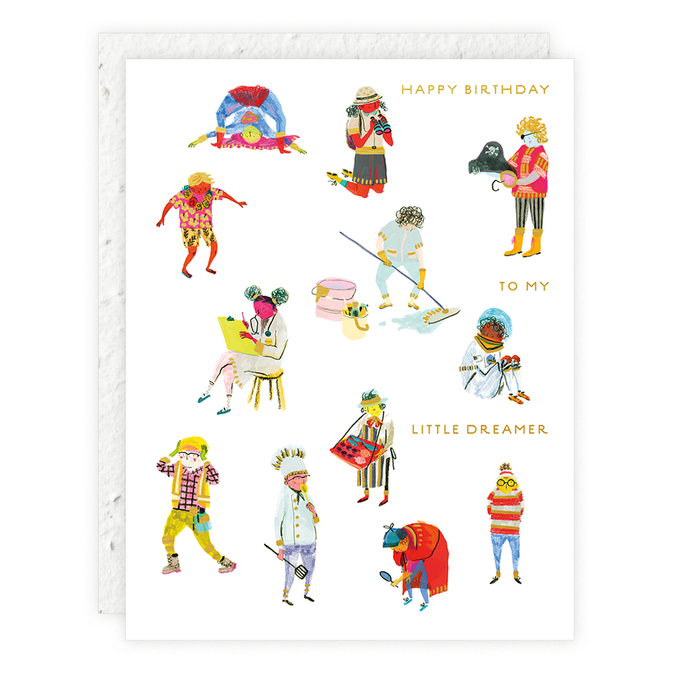 Dress Up Card (Little Dreamer) Card