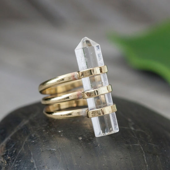 Baizaar | Brass Ring ft. Crystal Quartz Point