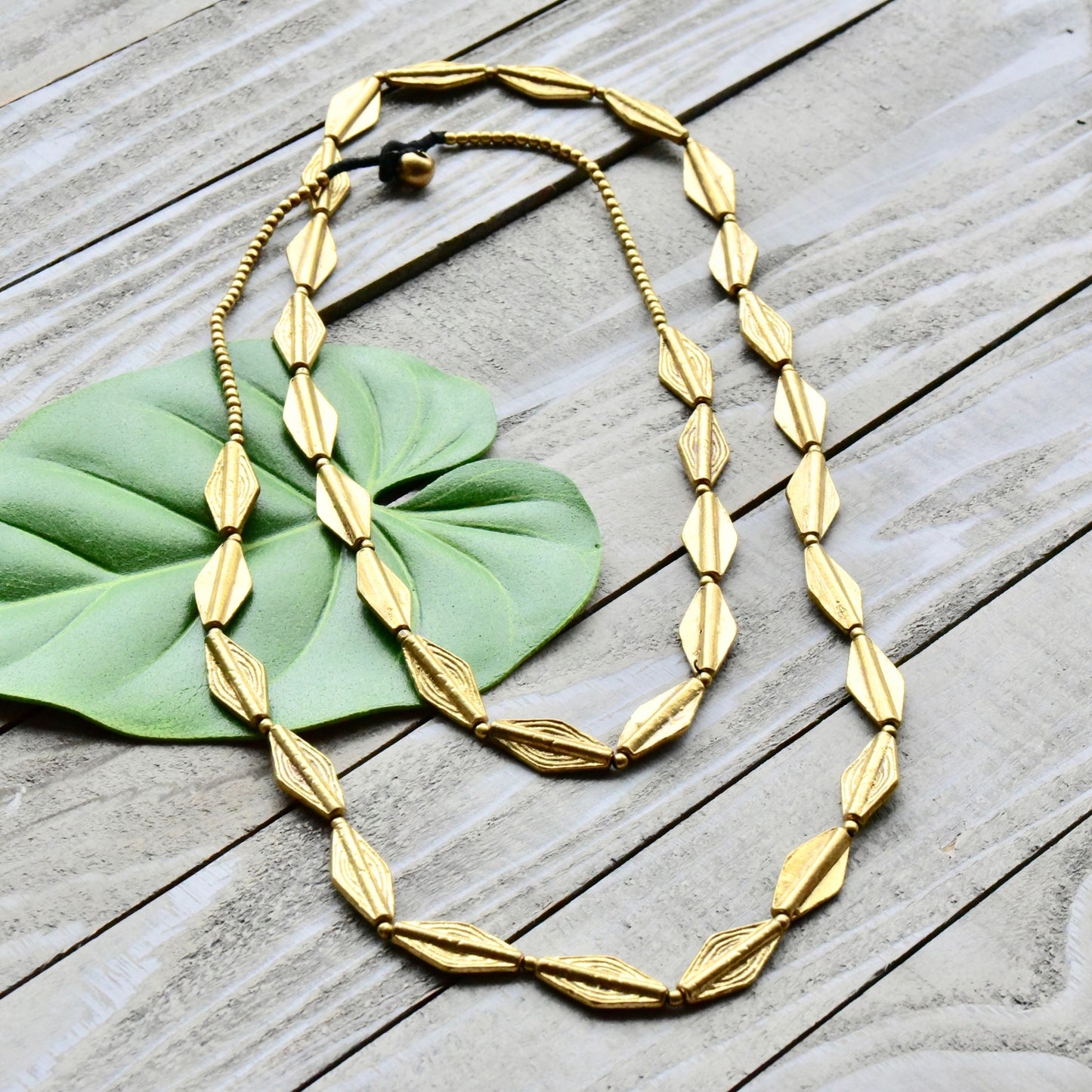Diamond Beaded Strand Necklace - BBN061