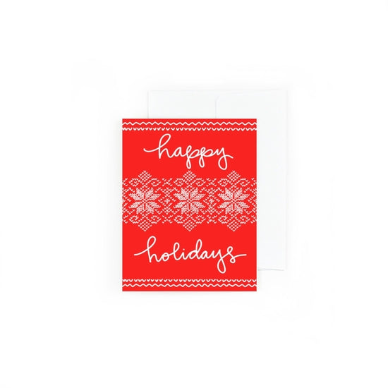 Sweater Holidays Card