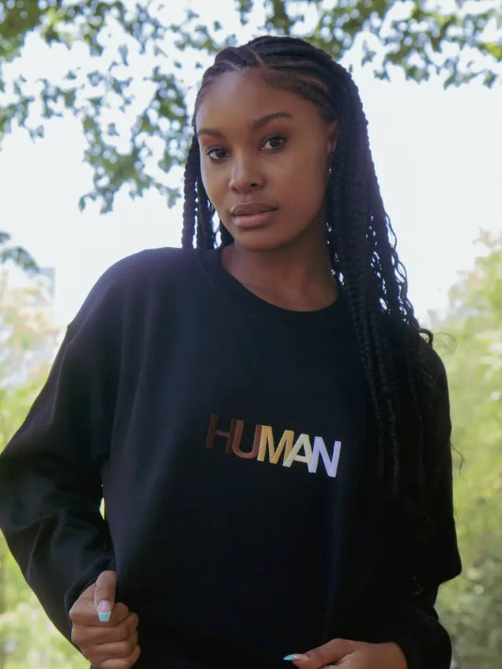 Wear The Peace | Human Embroidered Crewneck