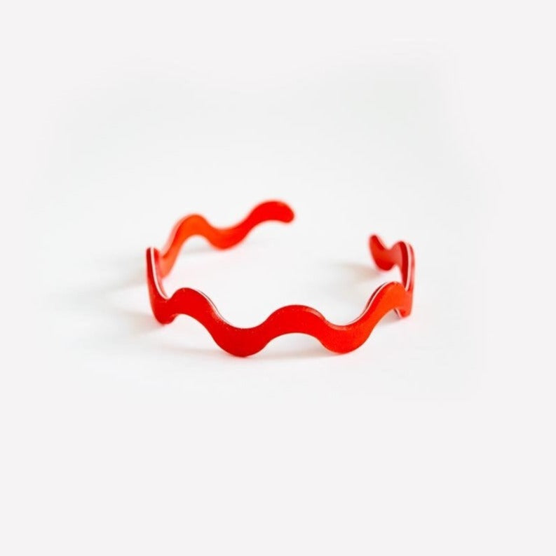 Ecoresin Squiggle Bangle - Punch