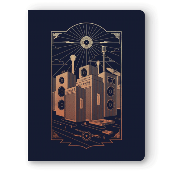 Detroit Rock City Large Layflat Notebook
