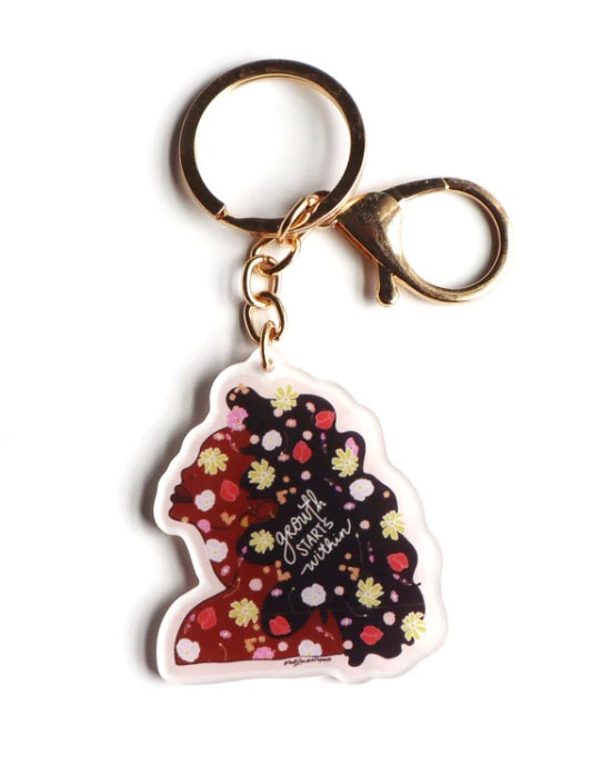 Growth Starts Within Keychain