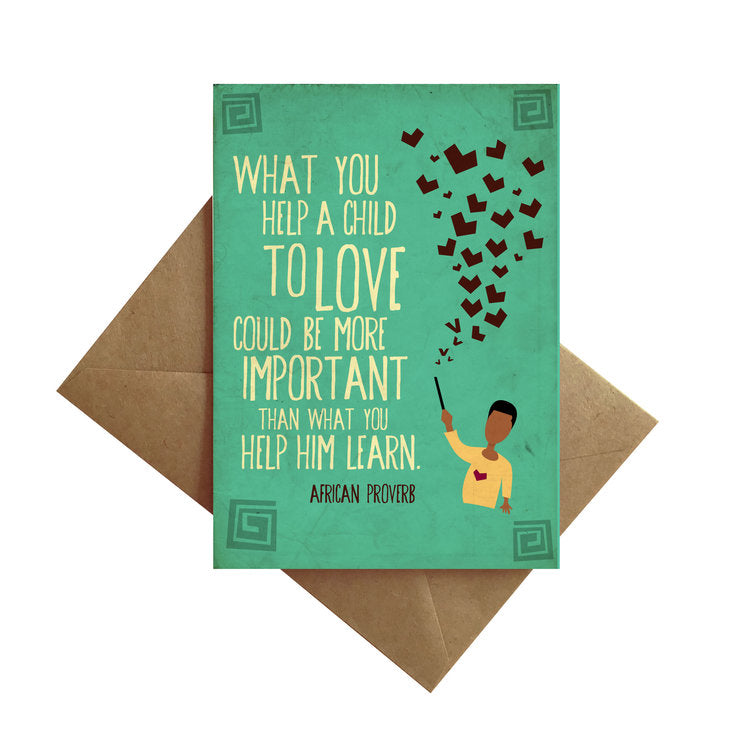 Teach Love Card