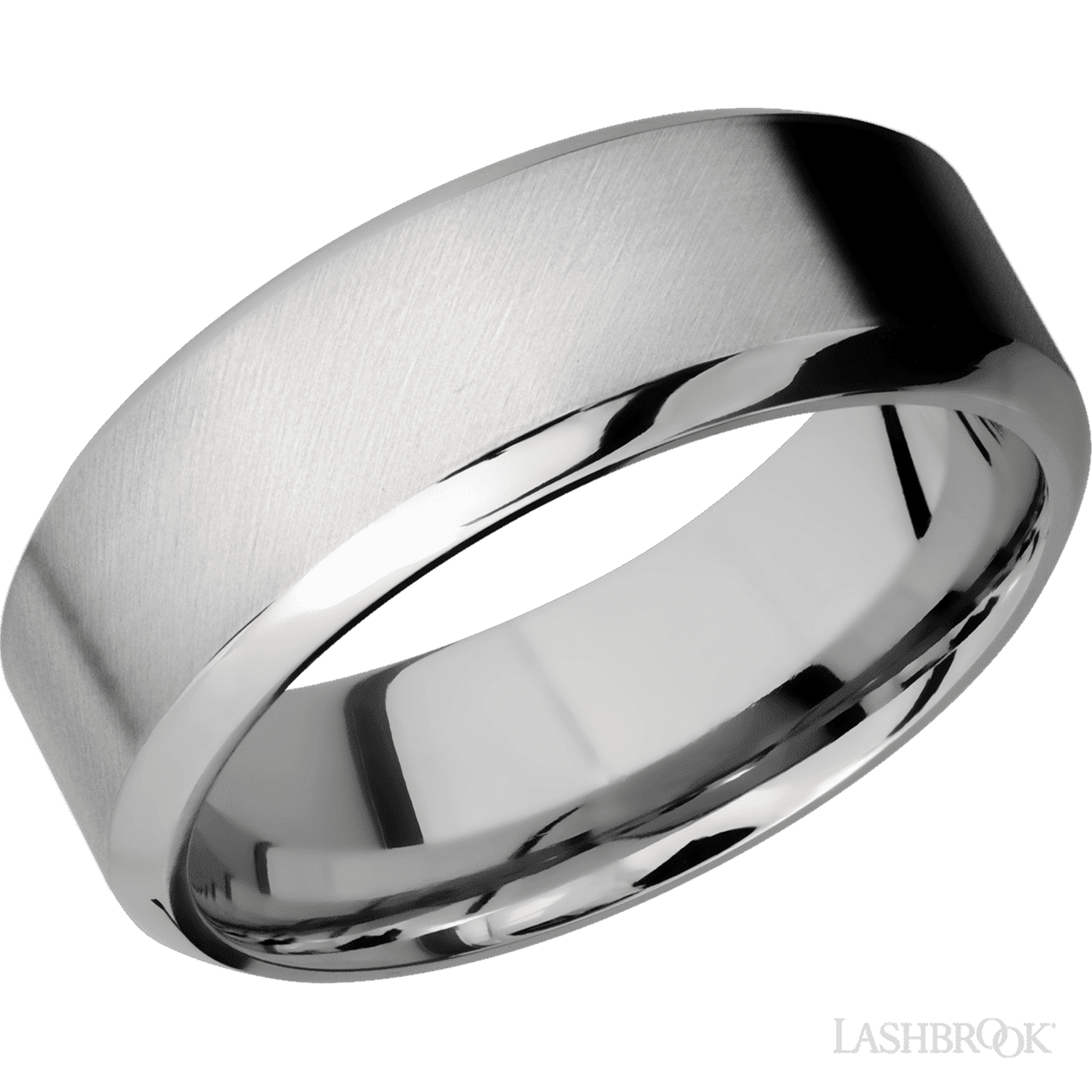 High Bevel Titanium band