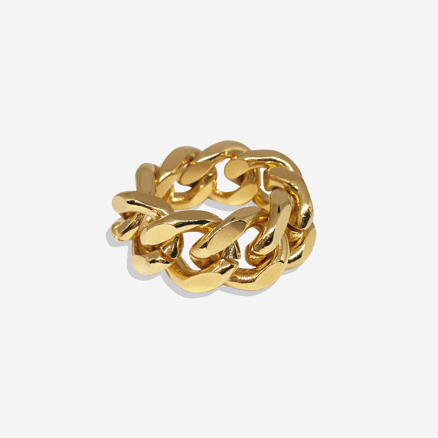 Unisex Ring - Cuban BRASS Chain