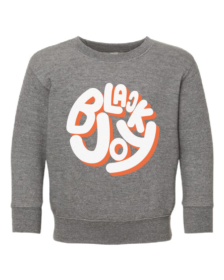 Silverroom | Black Joy Toddler Crewneck Sweatshirt