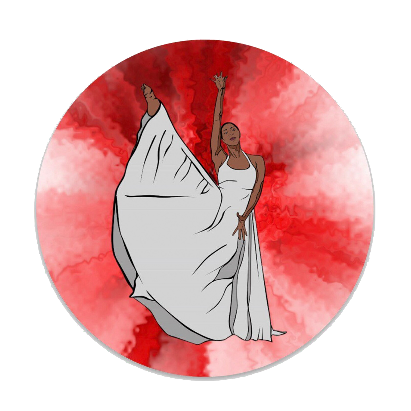 Dancer - Red Sticker