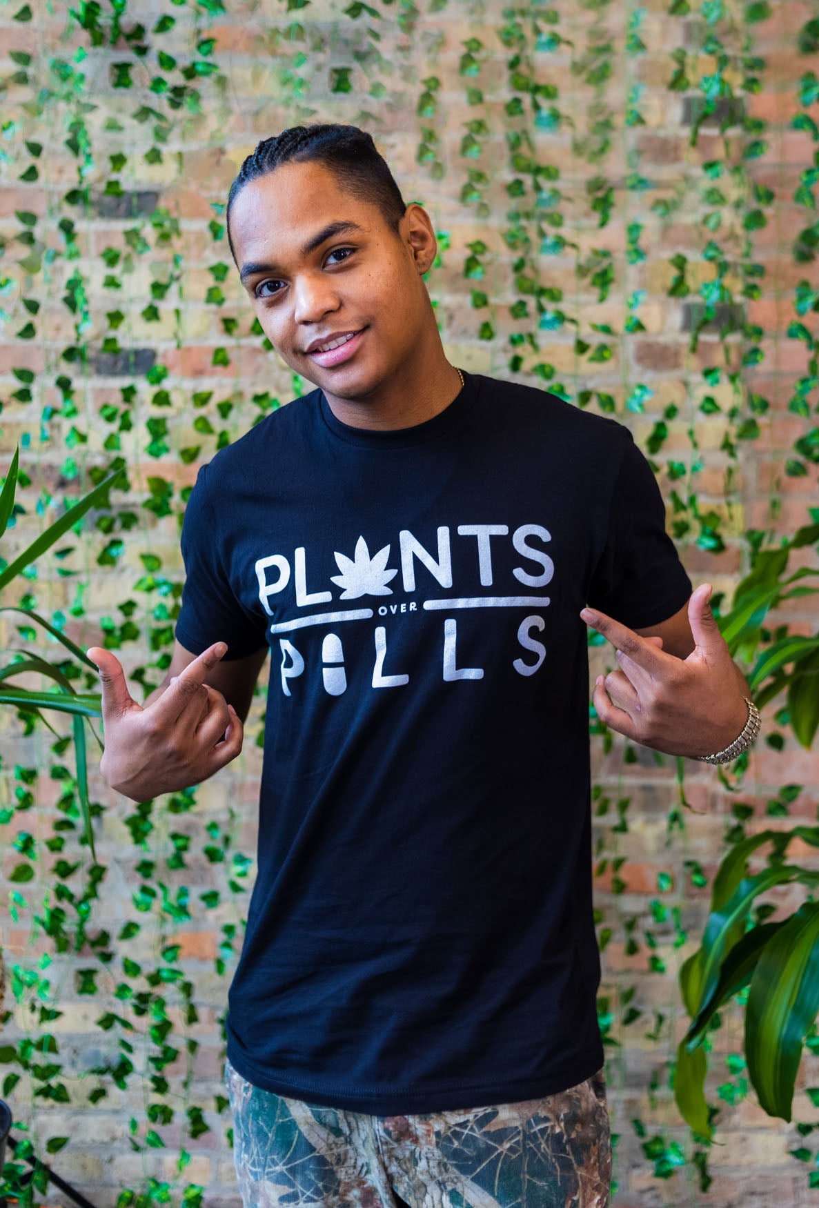 Hemp Heals | Plants Over Pills T-Shirt