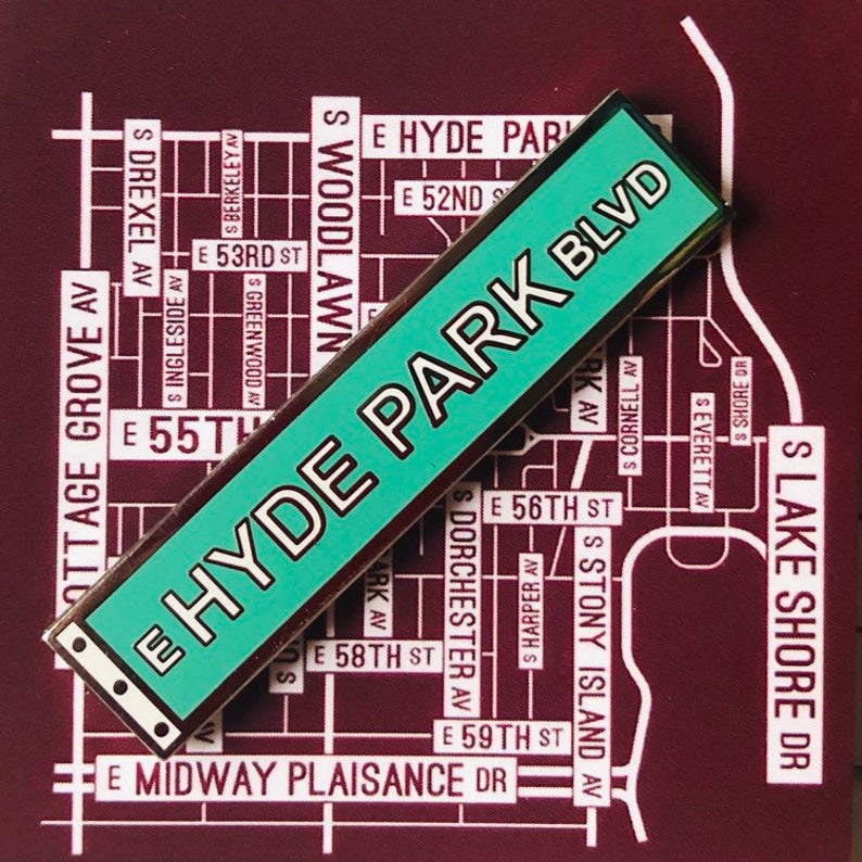 Hyde Park Blvd. - Enamel Pin by Reformed School