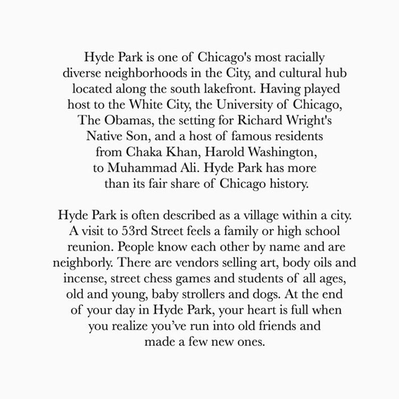 Hyde Park Blvd. - Enamel Pin by Reformed School
