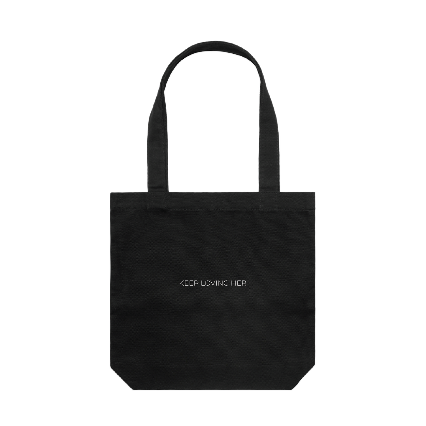 Keep Loving Her Tote Bag