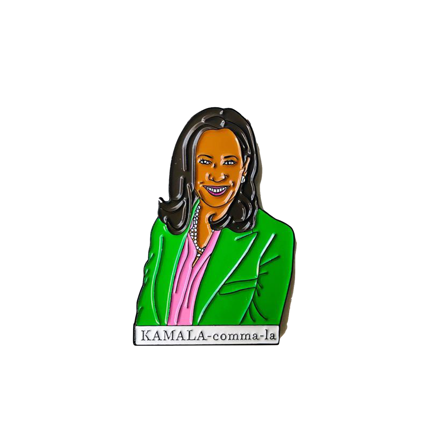 Kamala Soft Enamel Pin