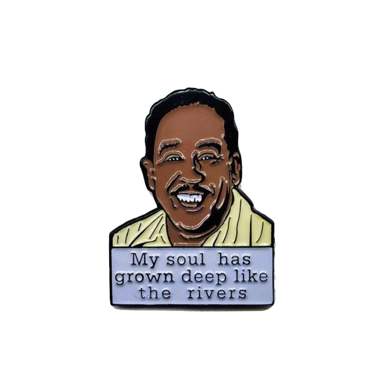 Langston Hughes Soft Enamel Pin