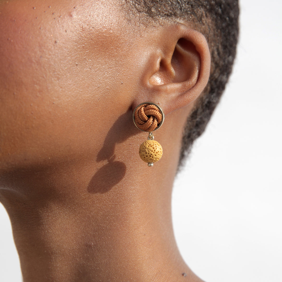 Maia Lava Clay Earrings