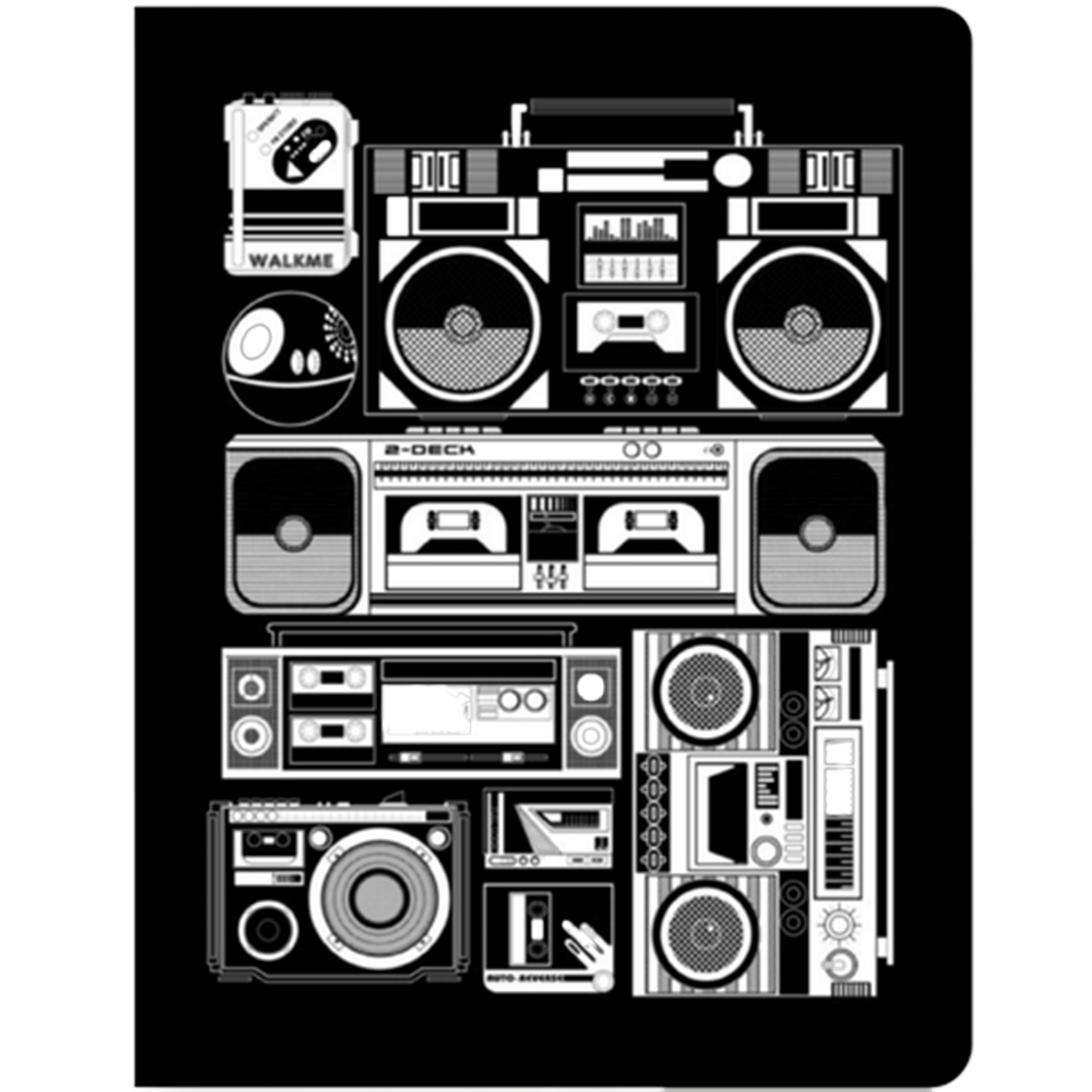 Radios Large Notebook