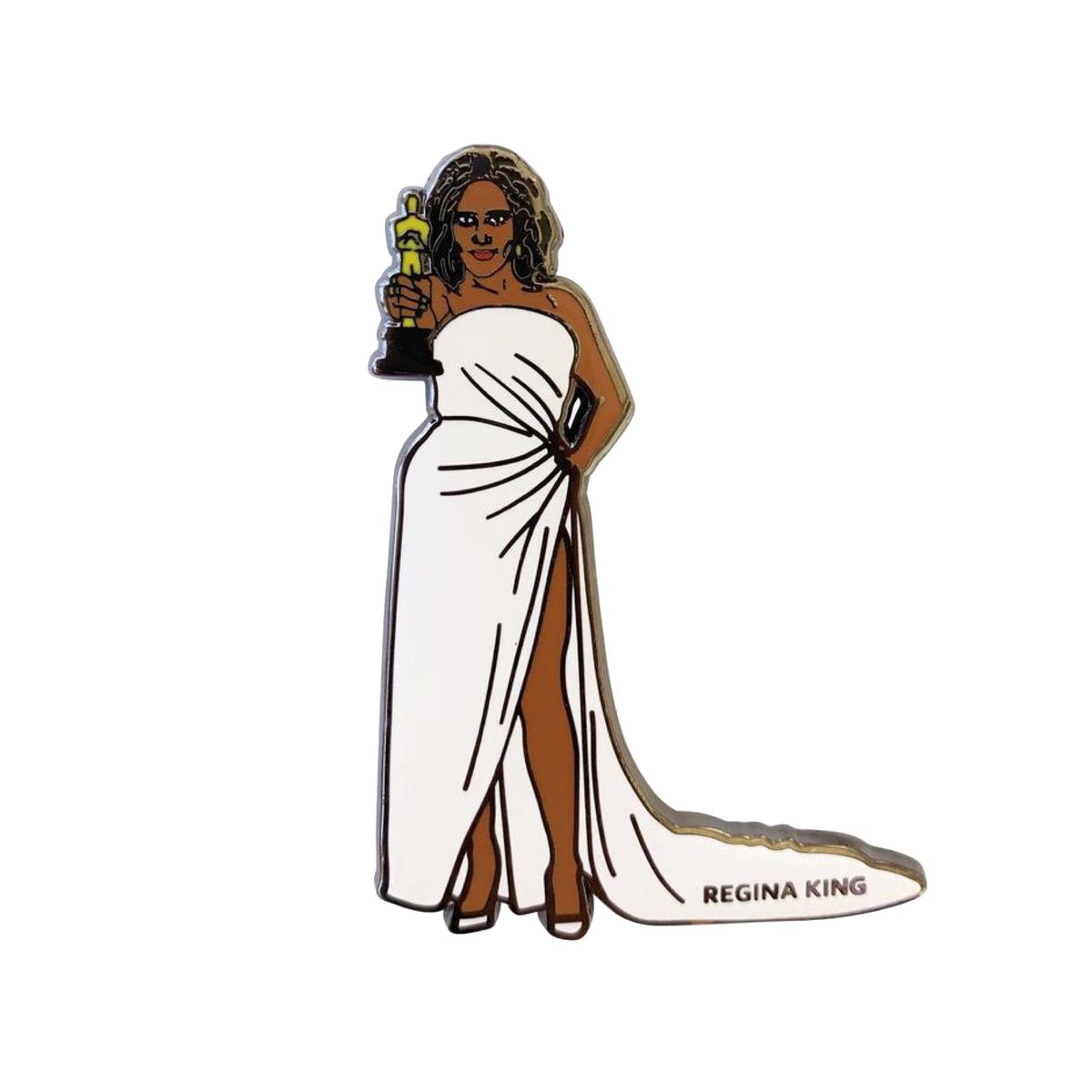 Regina Been King Lapel Pin