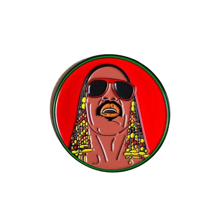 Stevie Wonder - Enamel Pin by Reformed School