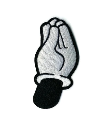 Made you look! Embroidered Patch