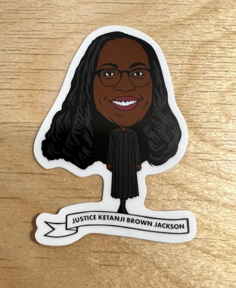 Justice Ketanji Brown Jackson Vinyl Sticker