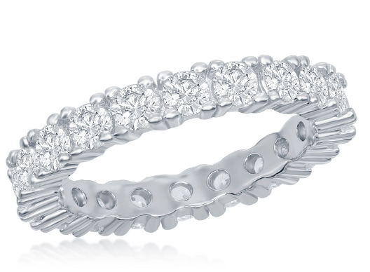 CZ Eternity Band Ring | 3mm | W-8759