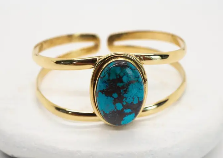 Azurite Cuff Bracelet - BB035