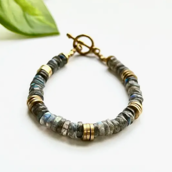 Stone Disc Bracelet