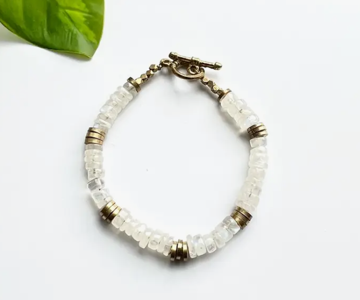 Stone Disc Bracelet