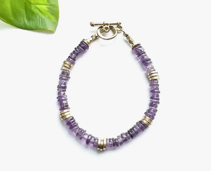 Stone Disc Bracelet