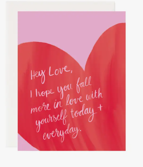 Hey Love Greeting Card