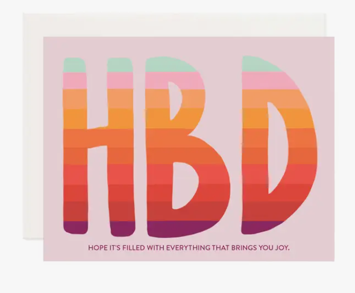 HBD Greeting Card