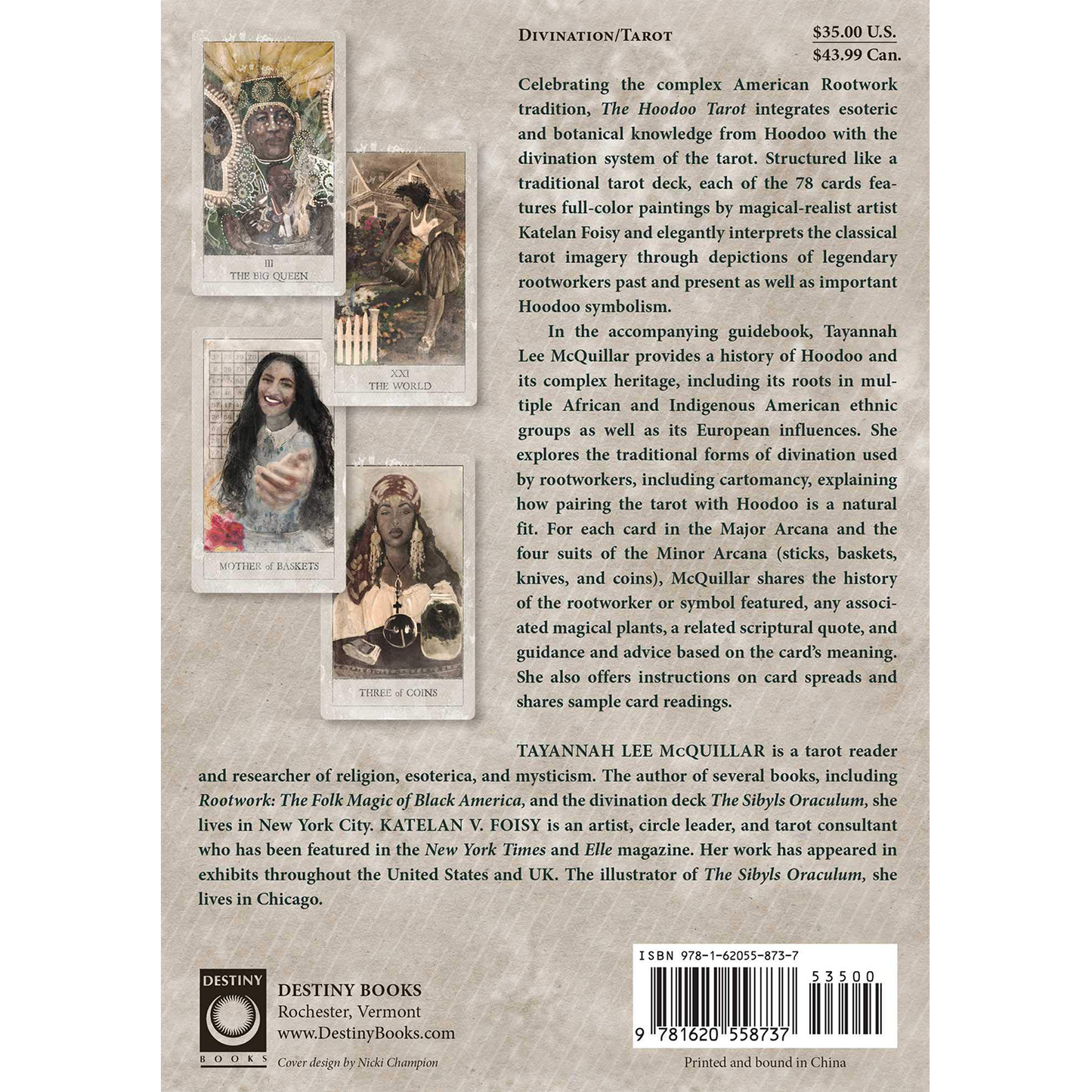 The Hoodoo Tarot: 78-Card Deck and Book for Rootworkers