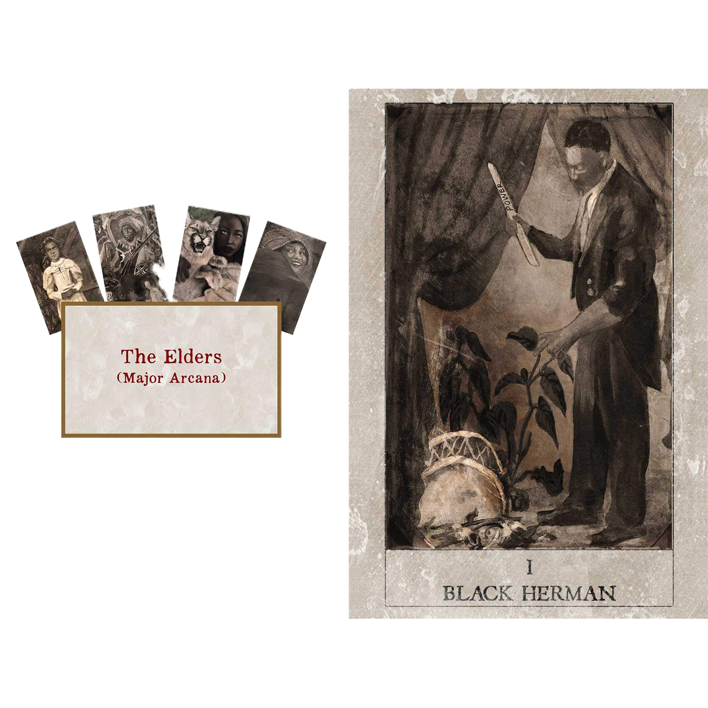 The Hoodoo Tarot: 78-Card Deck and Book for Rootworkers