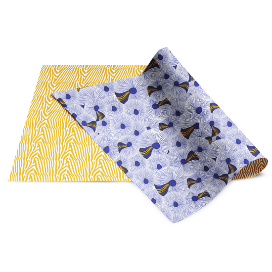 FOLKUS Double-Sided Stone Gift Wrapping Paper