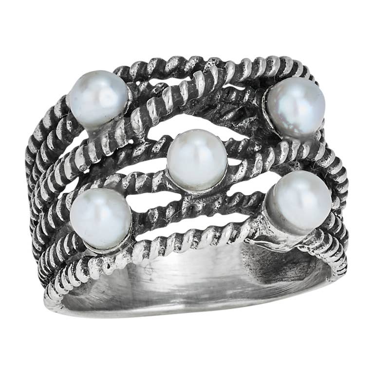 Pearl Jam Sterling Silver Ring