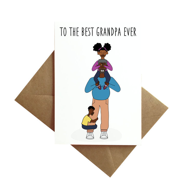 Best Grandpa Ever Card