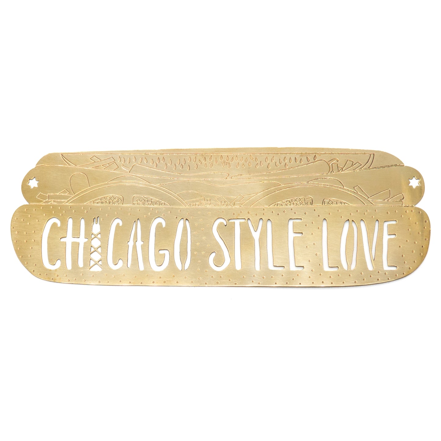 Chicago Style Hotdog Bookmark