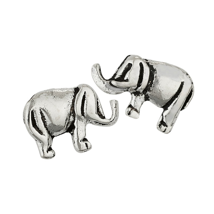 Big Beast Sterling Silver Elephant Stud Earrings