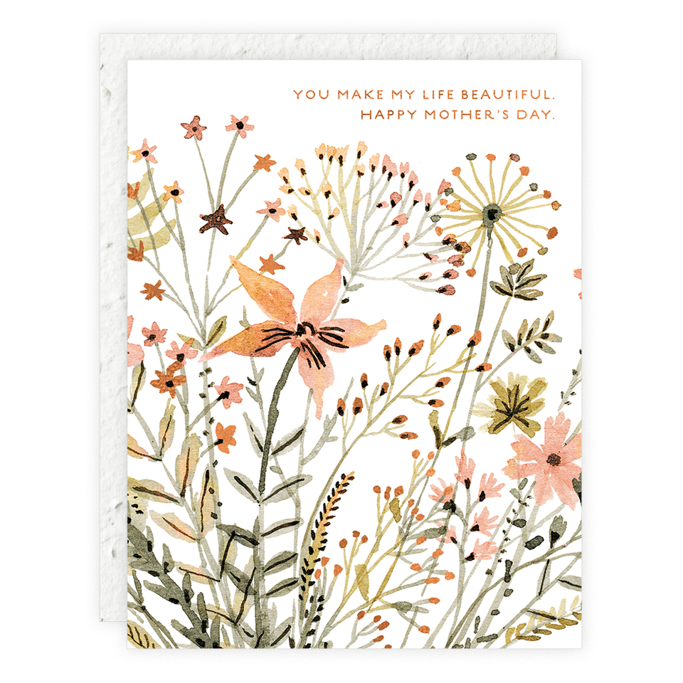 Wildflowers Card (Happy Mother's Day)
