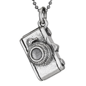 Sterling Silver Camera Necklace