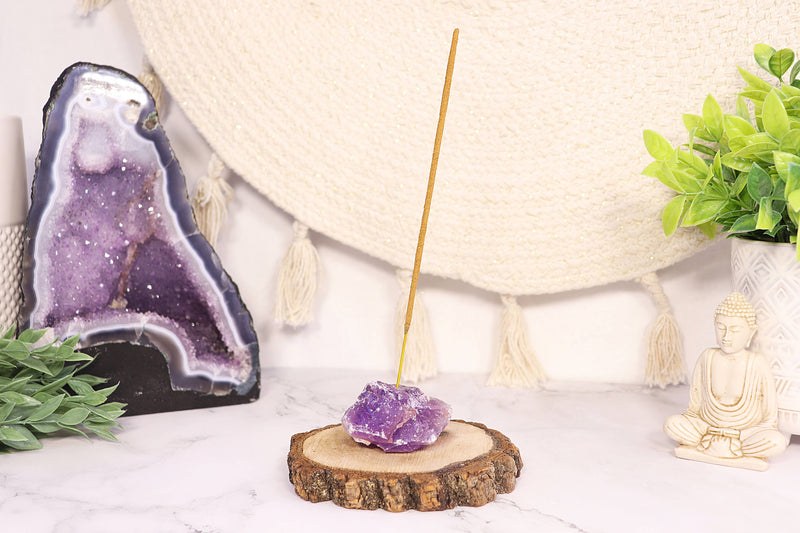 Natures Artifacts | Amethyst Incense Stick Holder